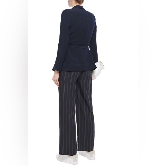 BA&SH Padova Belted Jacket Blazer Navy US size 4 - Picture 9 of 11